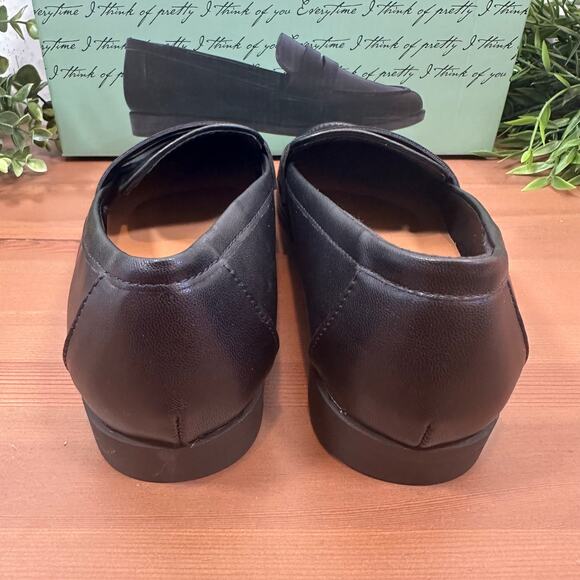 Kensie Women's Gitty Black Penny Loafers Size 6.5 - Picture 5 of 7